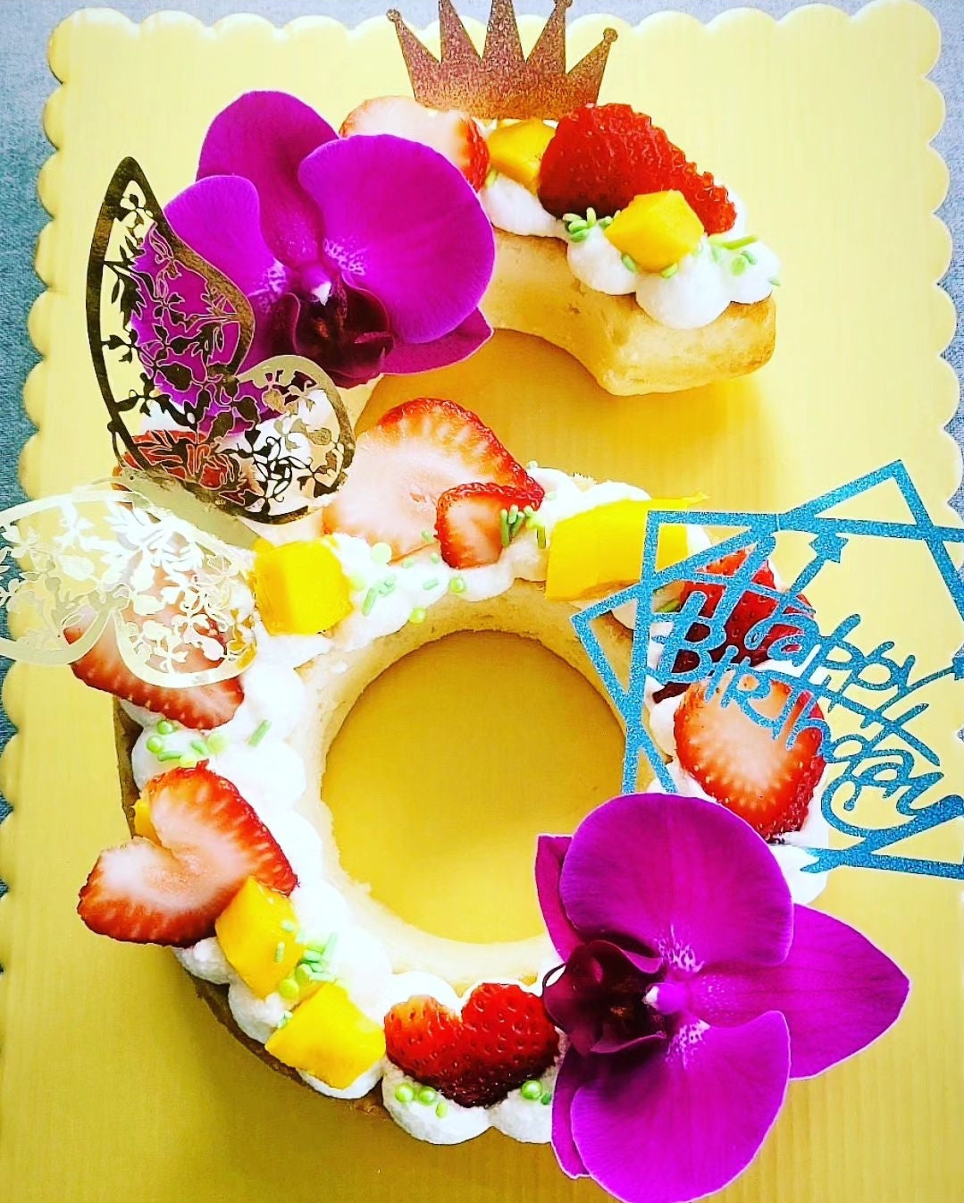 Number/Letter Cake 8 x 10