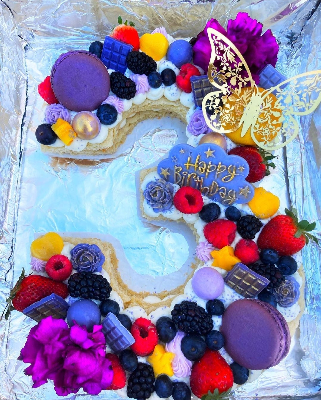 Number/Letter Cake 6 x 8